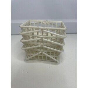 4 vintage Mini Shopping Basket | Dollhouse Accessories | Play Kitchen Toys